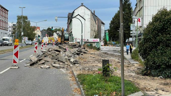 Bauarbeiten Bochumer Landstraße 2021