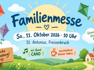 Familienmesse am 11.10.2026 in St. Antonius